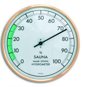Saunový vlhkoměr (kovový rámeček)
