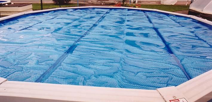 Solární plachta - obdélník 7,0 x 4,0 m (400 mic)