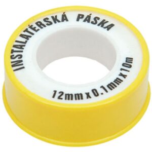 Teflonová páska (12 mm x 0,1 mm x 10 m)