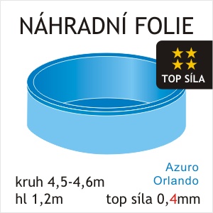 Náhradní bazénová folie pro kruhový bazén 4,60 m - AKCE